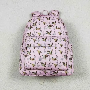 Sac À Dos Enfant Rose - Oiseaux