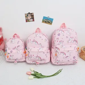 Sac À Dos Enfant Fille Rose - Licorne
