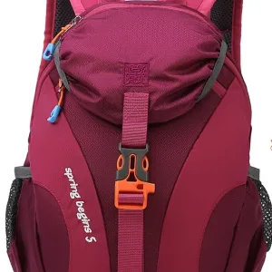Sac De Randonnée Enfant- Rouge Étanche
