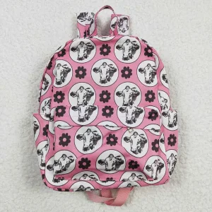 Sac À Dos Enfant rose - "Tête de Vache"