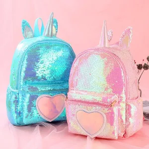 Petit Sac à dos enfant fille en sequin