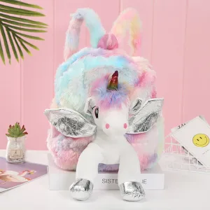 Mini Sac À Dos Enfant Fille - 3D Peluche Licorne