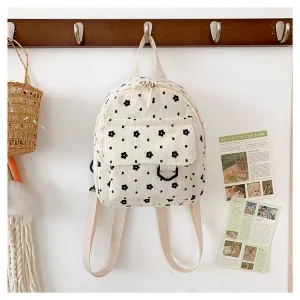Petit Sac À Dos Enfants- Blanc Velours