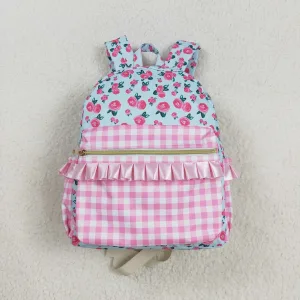 Sac À Dos Enfant Carreaux - "my Mimi Volant"