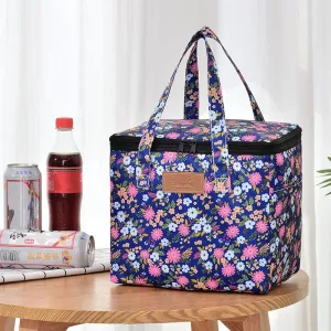 Sac Isotherme Enfants Xl - "jardin Fleuris"