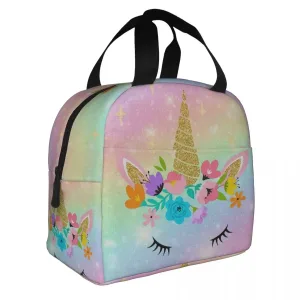 Sac Isotherme Enfant - "licorne  Rose"