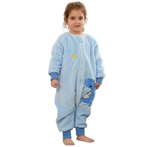 Sac De Couchage Enfant Bleu - "my Dino"