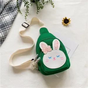 Sac Bandoulière Enfant - Vert Lapinou