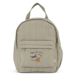 Sac À Dos Enfant Gris -"mon Petit Dino"