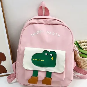Sac À Dos Enfants Rose- Croco