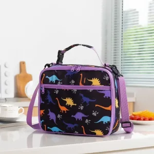 Sac Isotherme À Bandoulière Enfant - " Espace Dino"