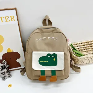 Sac À Dos Enfants marron- Croco