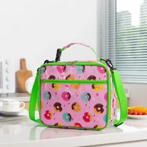 Sac Isotherme À Bandoulière Enfant - "donuts Miam"