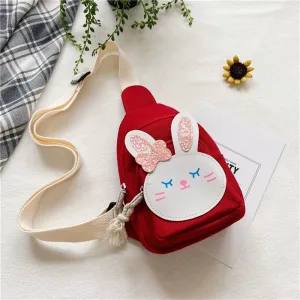 Sac Bandoulière Enfant - Rouge Lapinou