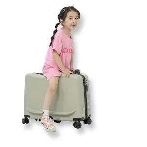 Valise Enfant À Roulette Grise