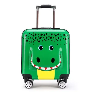 Valise De Voyage Enfant "croco Vert"